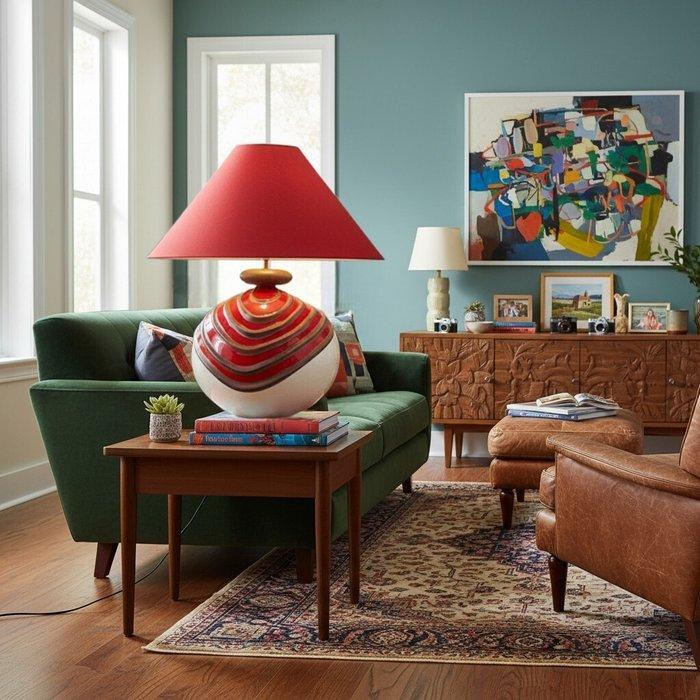 Vincent Cadeaux - Lampe de table - Modèle « Sphère » inspiré, Antiquités & Art, Curiosités & Brocante