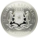 Somalië. 2000 Shillings 2023 - African Elephant 1 Kg