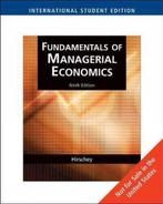 Fundamentals of Managerial Economics, International Edition, Mark Hirschey, Hirschey, Verzenden