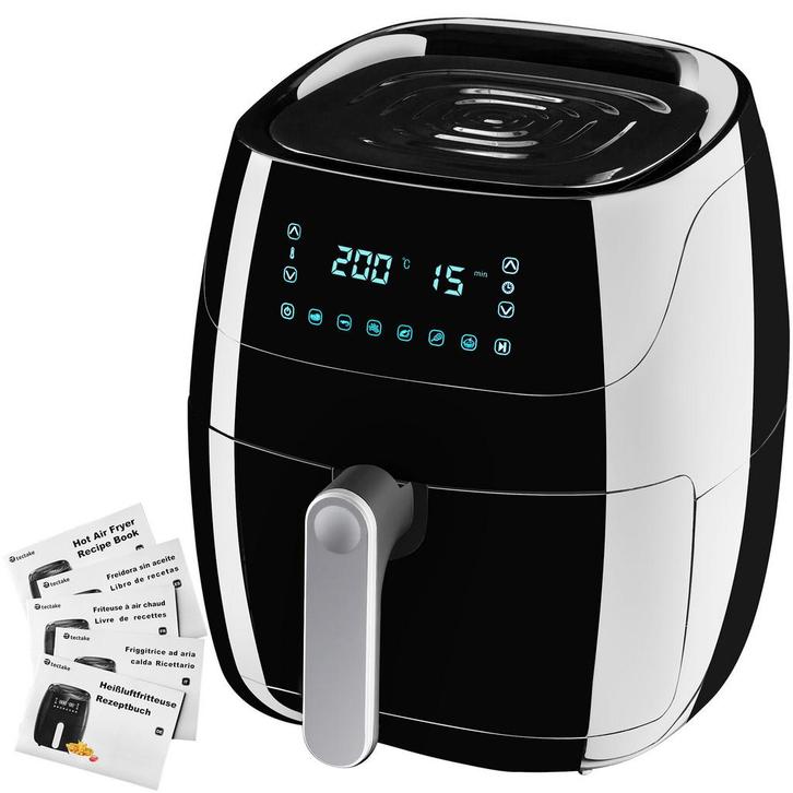 tectake Airfryer aiza 4,3 l - zwart, Elektronische apparatuur, Frituurpannen, Verzenden