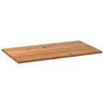 vidaXL Tafelblad rechthoekig 180x100x4 cm massief eikenhout, Verzenden, Nieuw
