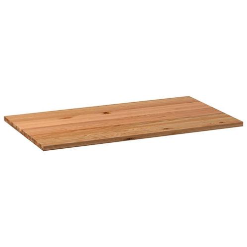 vidaXL Tafelblad rechthoekig 180x100x4 cm massief eikenhout, Huis en Inrichting, Tafelonderdelen, Nieuw, Verzenden