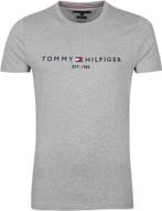 Tommy Hilfiger Logo T-shirt Grijs maat Maat 52/54 (L) Heren, Kleding | Heren, T-shirts, Maat 52/54 (L), Verzenden, Tommy Hilfiger