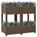 vidaXL Plantenbak verhoogd 80x40x71 cm polypropyleen, Tuin en Terras, Bloempotten, Verzenden, Nieuw