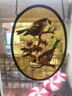 Vitrail - 1930-1940 - oiseau décor fenêtre putters