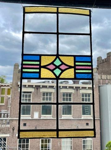 Glas-in-loodraam - 1950-1960 beschikbaar voor biedingen