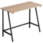 tectake Bureau Newton 100x50x77cm - Industrieel licht hout,, Huis en Inrichting, Bureaus, Verzenden, Nieuw