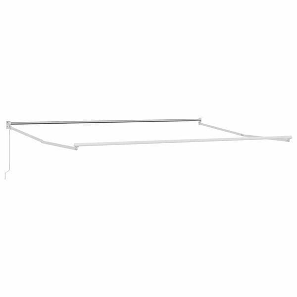 Schaduwplezier: Markies Wit 4,5x3m | Tweede Kansje!, Jardin & Terrasse, Protection solaire, Envoi