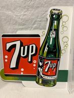 Emaille bord - emaille bord dubbelzijdig - 7up - Emaille, Antiek en Kunst