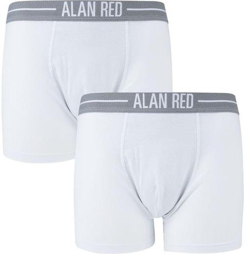 Alan Red Boxershort Wit 2Pack maat XL Heren, Kleding | Heren, Ondergoed, Wit, Boxer, Verzenden