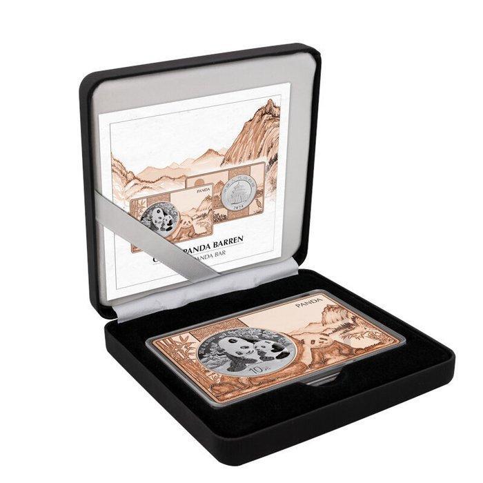 Silver - Bar - Koper, Zilver - 2024 1 oz China Panda, Postzegels en Munten, Edelmetalen en Baren