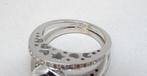 Bague - 18 carats Or blanc Saphir - Diamant, Bijoux, Sacs & Beauté, Bagues
