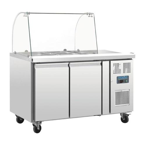 Gekoelde Saladette | 2 Deuren | -2°C/+8°C | 2x 1/1 GN |, Zakelijke goederen, Horeca | Keukenapparatuur, Nieuw in verpakking, Verzenden
