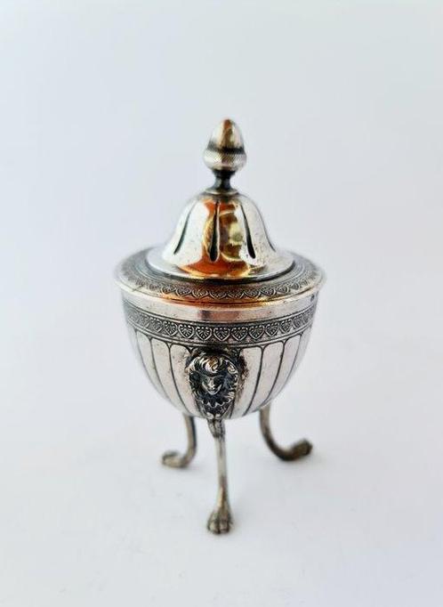 Urne - urne ancien en argenté plaqué avec couvercle – design, Antiek en Kunst, Antiek | Overige Antiek