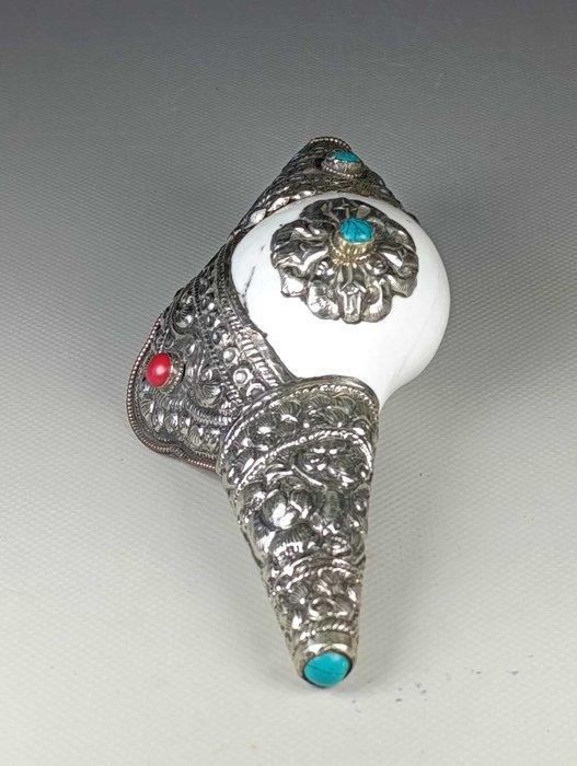 Paire de coquillages conques - Schelp - China (Zonder, Antiek en Kunst, Antiek | Overige Antiek