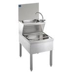 Handwasbak | Met Afvoersysteemcombinatie | RVS |, Verzenden, Nieuw in verpakking