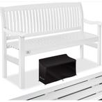 Tuinbank van hout weerbestendig - parkbank 125 cm - met, Verzenden, Nieuw