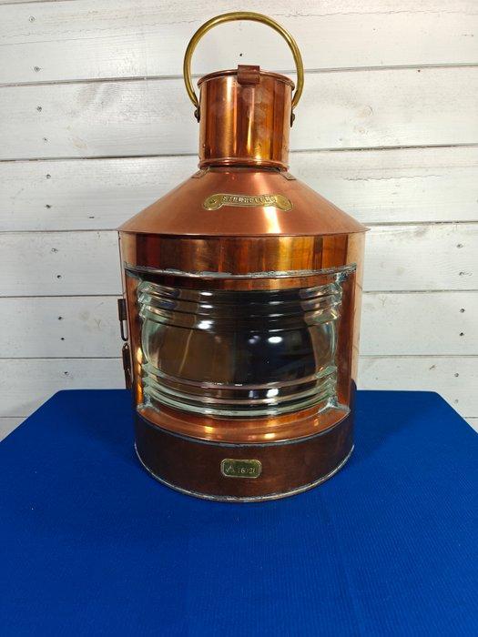 Ships lamp - Koper, Messing, Antiek en Kunst, Curiosa en Brocante