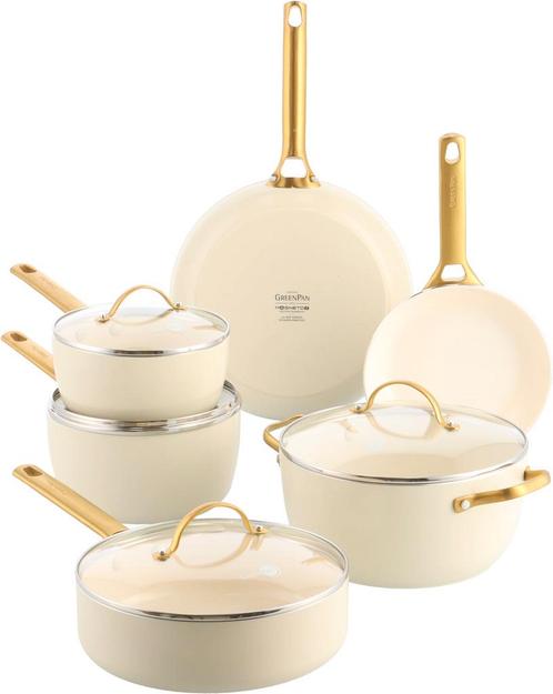 GreenPan Padova Reserve Pannenset 10-delig Pannen, Huis en Inrichting, Keuken | Potten en Pannen, Verzenden
