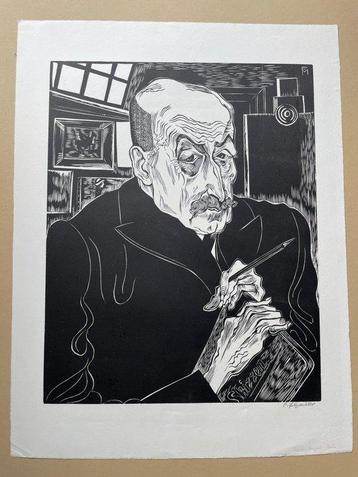 Conrad Felixmüller (1897-1977) - Bildnis Max Liebermann beschikbaar voor biedingen
