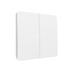 Draadloze Wandschakelaar (Kinetisch) Schakelaar Wit 2-Voudig, Verzenden, Nieuw