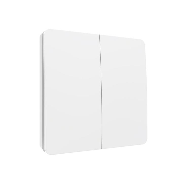 Draadloze Wandschakelaar (Kinetisch) Schakelaar Wit 2-Voudig, Huis en Inrichting, Woonaccessoires | Overige, Nieuw, Verzenden