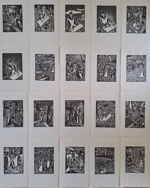Frans Masereel (1889-1972) - 20  wood cuts, Antiek en Kunst, Antiek | Overige Antiek