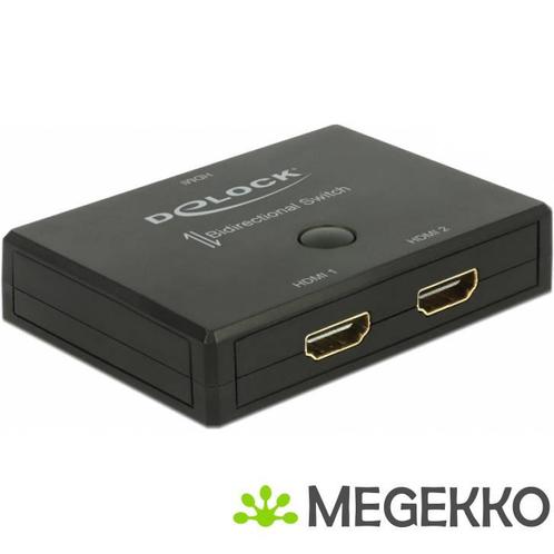 Delock 18749 HDMI 2 - 1 Schakelaar bidirectioneel 4K 60 Hz, Computers en Software, Netwerk switches, Nieuw, Verzenden