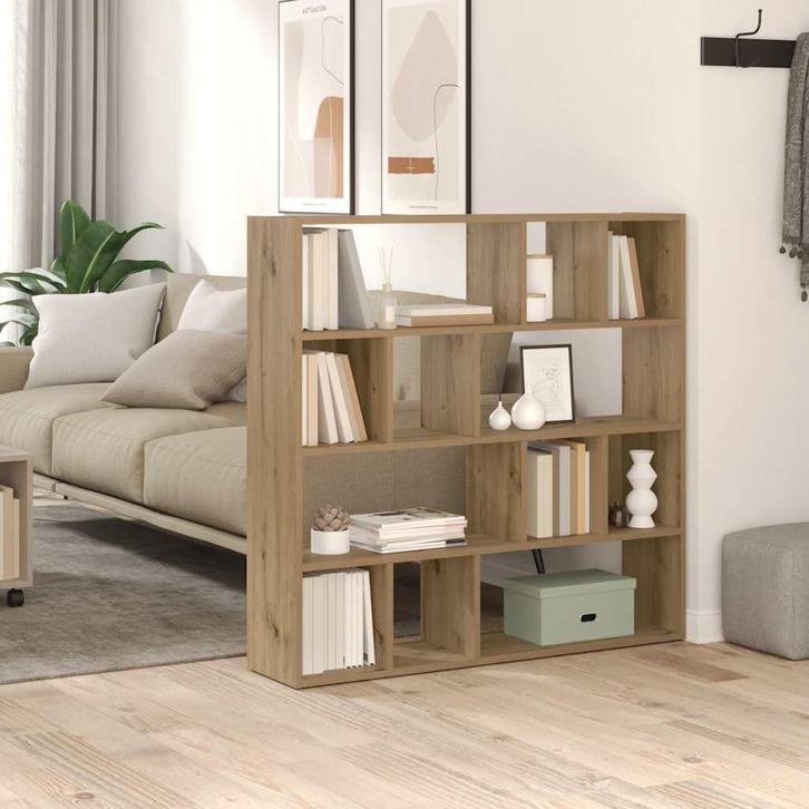 vidaXL Boekenkast/kamerscherm 105x24x102 cm artisanaal, Maison & Meubles, Accessoires pour la Maison | Autre, Envoi