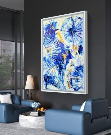 Irena Lenartowicz - Blue&Gold Composition - XXL