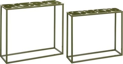 Tweedekans | Mica Decorations Bologna Bijzettafel Buiten -, Tuin en Terras, Tuinsets en Loungesets, Ophalen of Verzenden