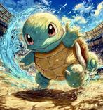 Canvas Fit - Alberto Ricardo - Squirtle: Agua, Valor y, Games en Spelcomputers, Nieuw