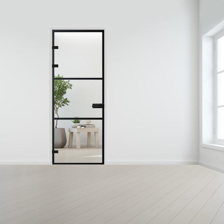 Steel look deur XL voor stomp kozijn, Doe-het-zelf en Bouw, Deuren en Vliegenramen, Nieuw, Verzenden