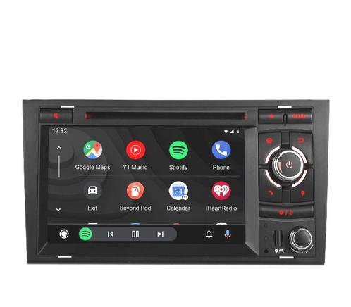 AUTORADIO GPS ANDROID 12 POUR AUDI A4 B6 B7 00-08 SEAT EXEO, Auto diversen, Autonavigatie, Verzenden