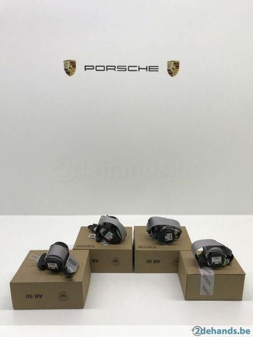 Porsche 991 cabrio veiligheidsgordels zilver (ORIGINEEL), Autos : Pièces & Accessoires, Autres pièces automobiles