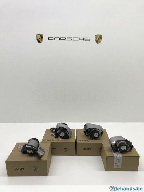 Porsche 991 cabrio veiligheidsgordels zilver (ORIGINEEL), Auto-onderdelen, Overige Auto-onderdelen, Porsche