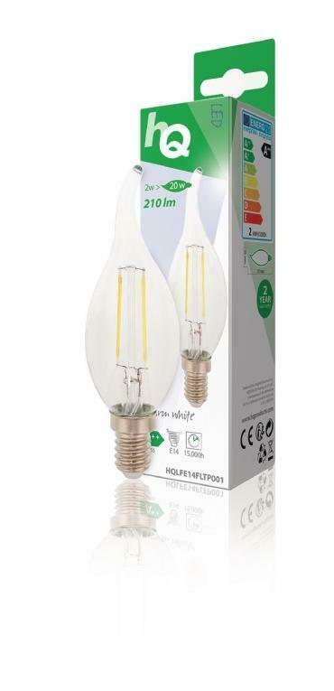 Vlam Retro filament LED-lamp E14 2 watt 210 lumen 2700, Huis en Inrichting, Lampen | Overige, Verzenden