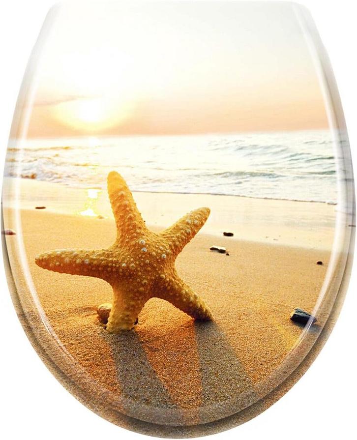 Duroplast Toiletdeksel met softclosemechanisme, wc-bril met, Doe-het-zelf en Bouw, Sanitair, Nieuw, Verzenden