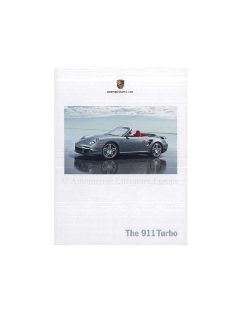 2008 PORSCHE 911 TURBO BROCHURE ENGELS (USA), Boeken, Auto's | Folders en Tijdschriften