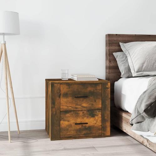 vidaXL Nachtkastje 50x39x47 cm gerookt eikenkleurig, Huis en Inrichting, Kasten | Overige, Nieuw, Verzenden