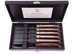 Laguiole - 6x Luxury Steak Knives - Wengé Wood - style de -, Antiquités & Art
