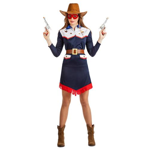 Cowboy Jurk Dames, Kleding | Dames, Carnavalskleding en Feestkleding, Nieuw, Verzenden