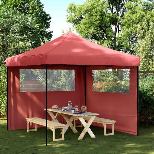vidaXL Partytent inklapbaar pop-up met 2 zijwanden, Tuin en Terras, Partytenten, Nieuw, Verzenden