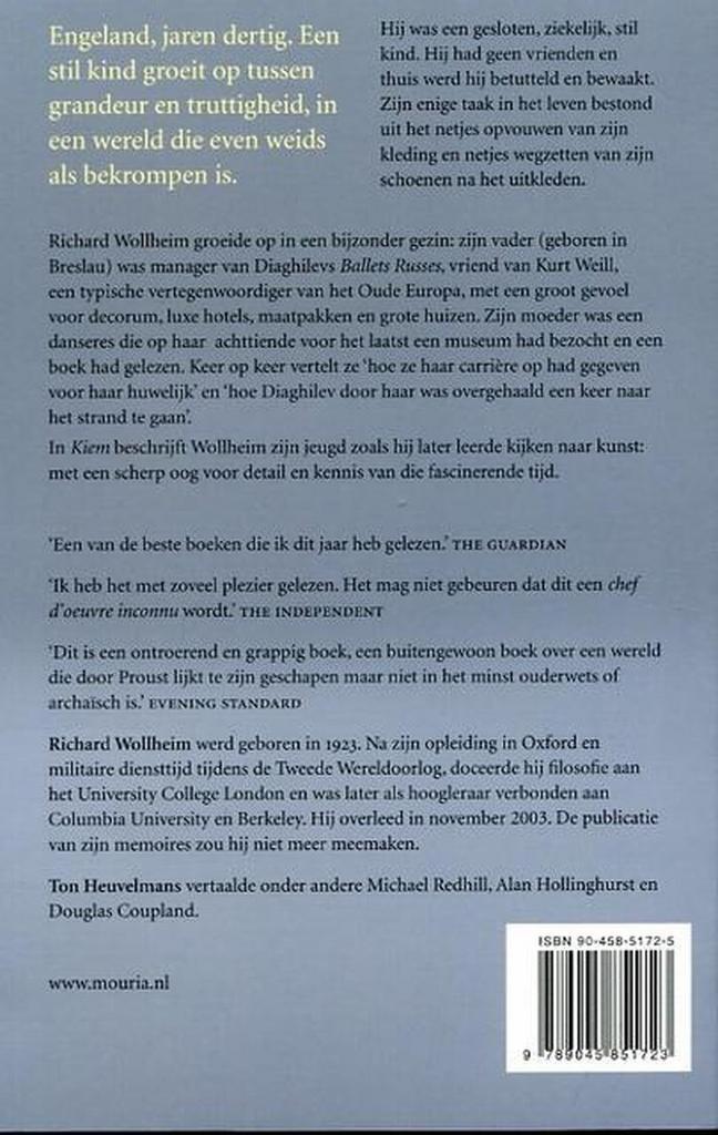 Kiem 9789045851723 R. Wollheim, Boeken, Romans, Gelezen, Verzenden
