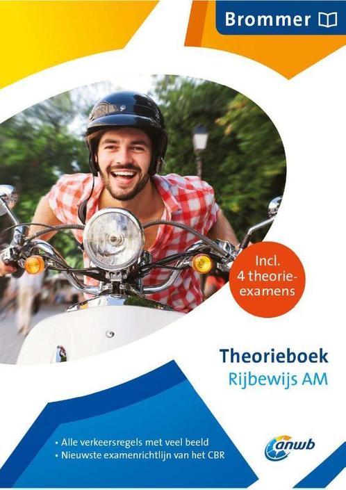 Theorieboek Rijbewijs AM brommer 9789018042202 ANWB, Boeken, Hobby en Vrije tijd, Gelezen, Verzenden