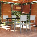 vidaXL 5-delige Tuinset wit, Tuin en Terras, Tuinsets en Loungesets, Verzenden, Nieuw, Tuinset