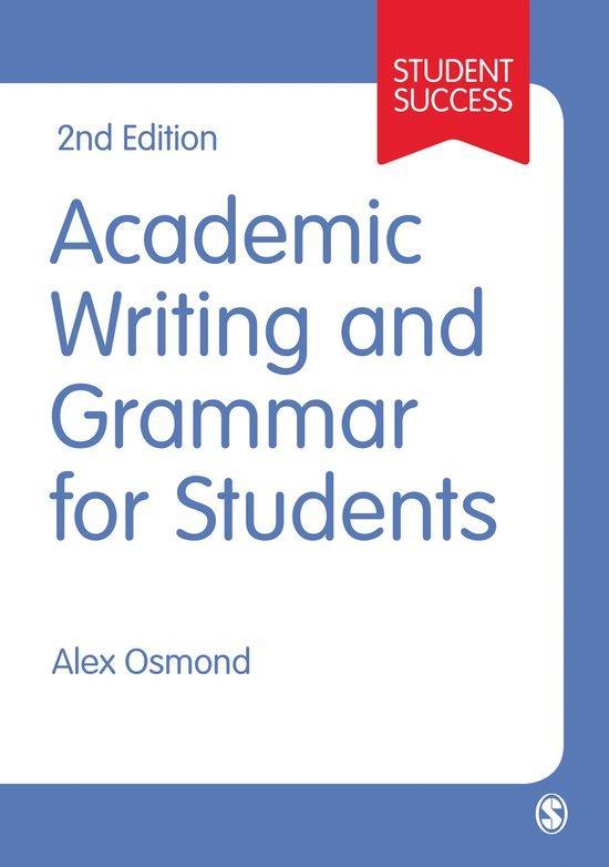 Academic Writing and Grammar for Students 9781473919365, Boeken, Taal | Engels, Zo goed als nieuw, Verzenden