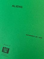 Aliens (1986) - Final Shooting Script - 20th Century Fox, Collections