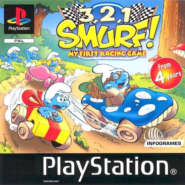 3,2,1 Smurf! My First Racing Game-Standaard (PlayStation 1), Games en Spelcomputers, Games | Sony PlayStation 1, Ophalen of Verzenden