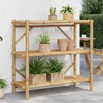 vidaXL Rek 3-laags 100x40x90 cm bamboe, Huis en Inrichting, Verzenden, Nieuw